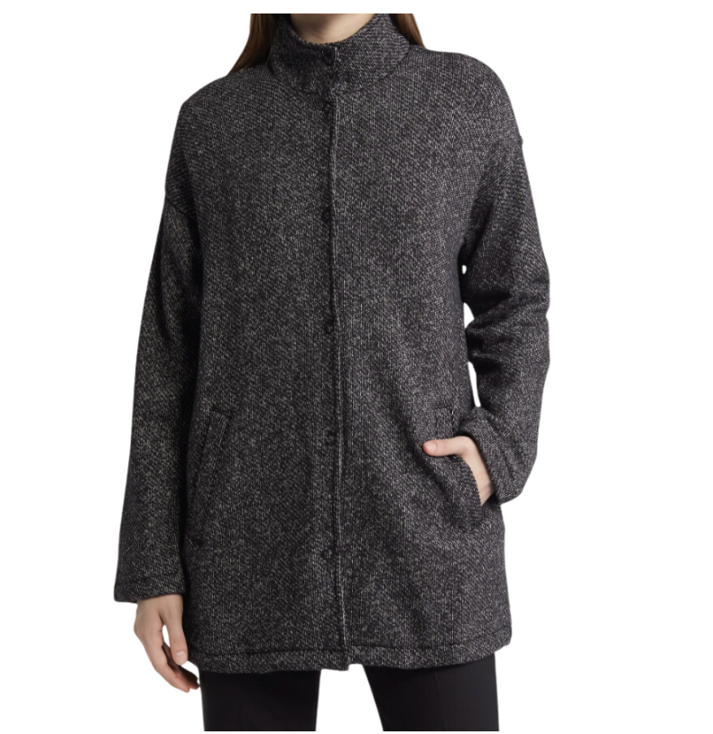 Snap Front Organic Cotton Jacket
